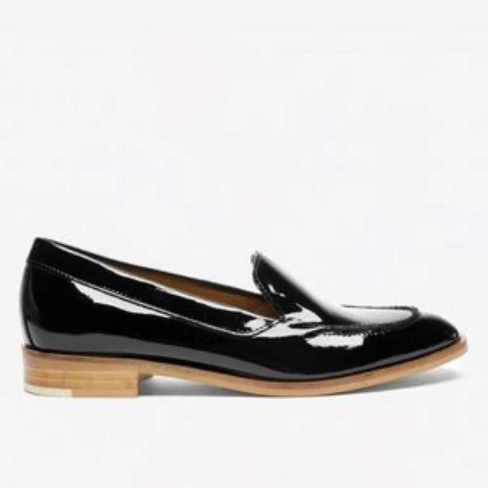 NEW EVERLANE " THE MODERN OXFORD BLACK LOAFERS" WOMEN'S SIZE 10.5 - Picture 12 of 12